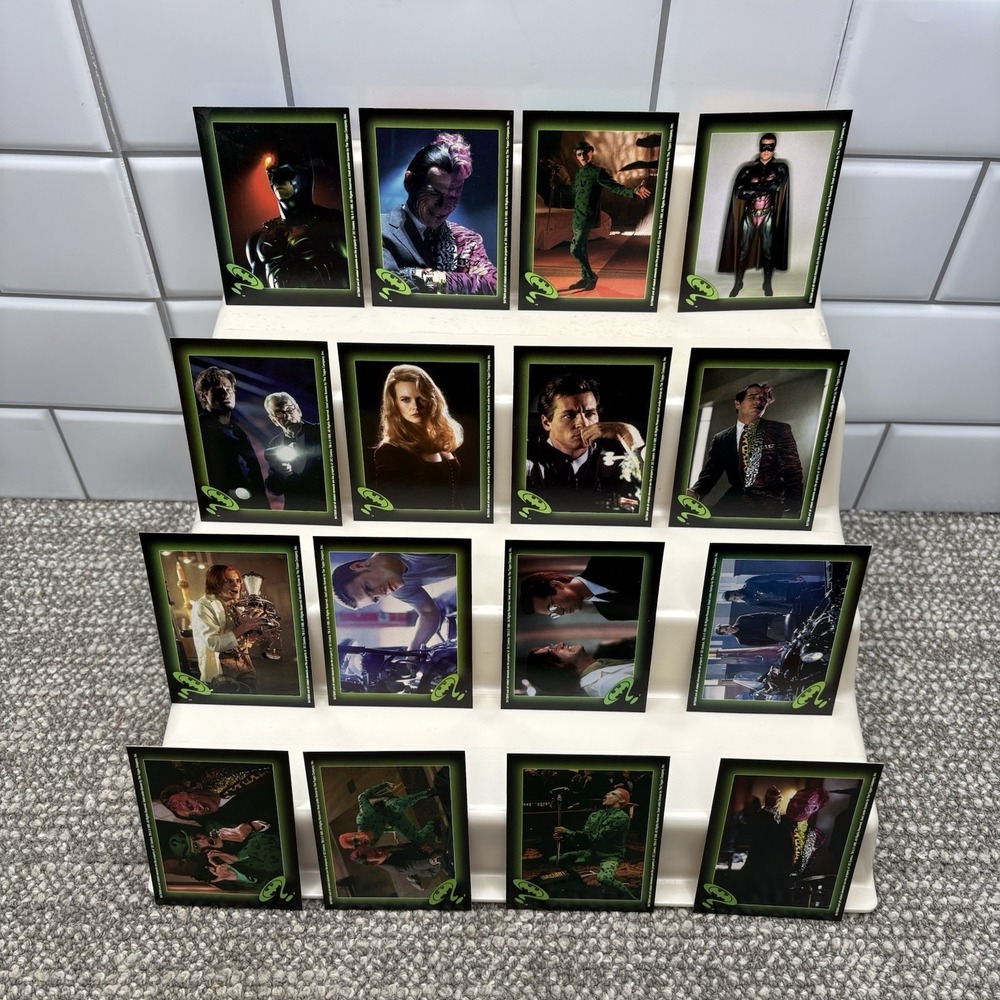 Batman Forever Topps Sticker Set 1995 VTG Complete 88 Sticker Set Exc Cond